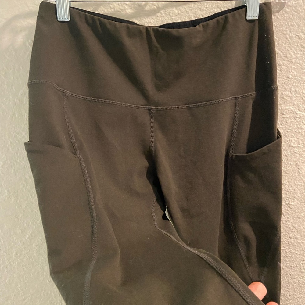 Olive green leggings